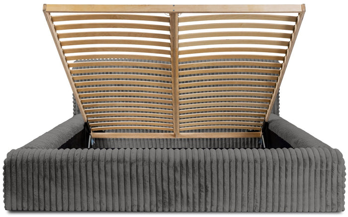 Trae Mobler Hana 140 x 200 cm Gestoffeerd Bed Grijs