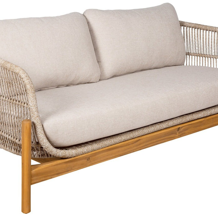 House Nordic Terracina Loungebank Acacia|Beige