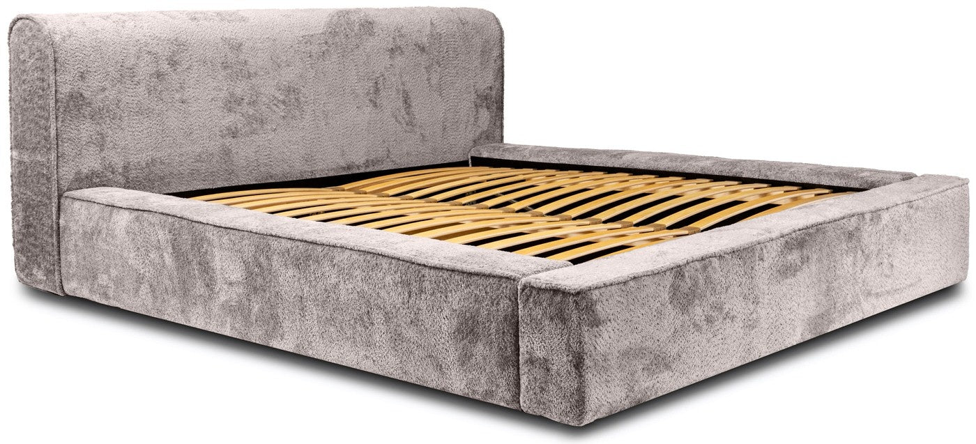 Trae Mobler Fatima 140 x 200 cm Gestoffeerd Bed Taupe