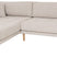 House Nordic Lido Beige 2,5-Zits Hoekbank Links