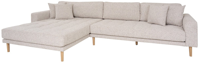 House Nordic Lido Beige 2,5-Zits Hoekbank Links