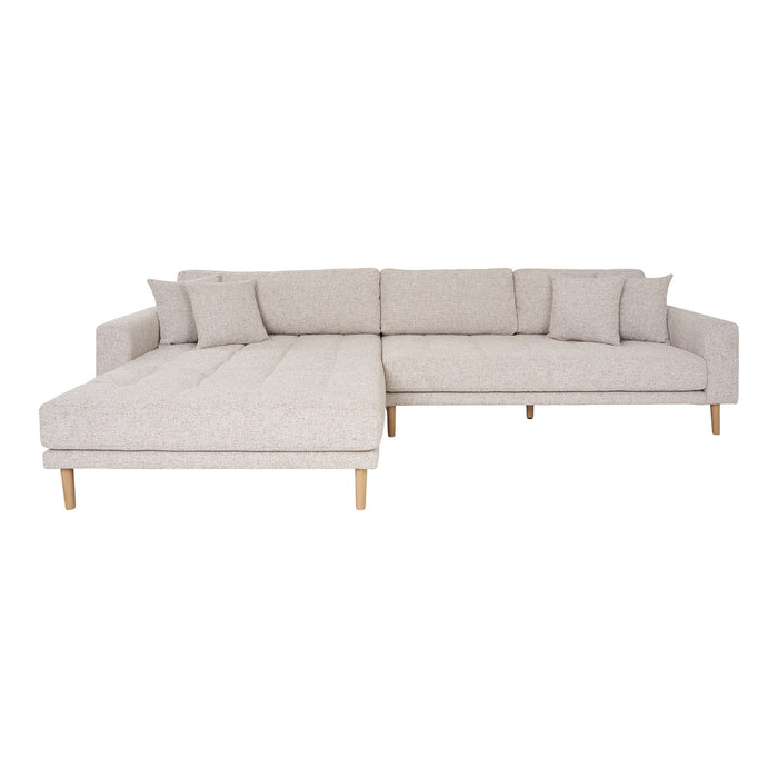 House Nordic Lido Beige 2,5-Zits Hoekbank Links
