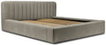 Trae Mobler Como 180 x 200 cm Gestoffeerd Bed Taupe