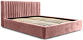 Trae Mobler Vegas 180 x 200 cm Gestoffeerd Bed Stoffig Roze