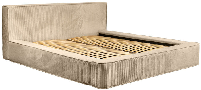 Trae Mobler Harmon 140 x 200 cm Gestoffeerd Bed Beige