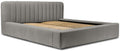 Trae Mobler Como 160 x 200 cm Gestoffeerd Bed Grijs