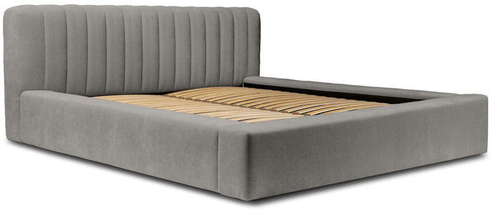 Trae Mobler Como 160 x 200 cm Gestoffeerd Bed Grijs