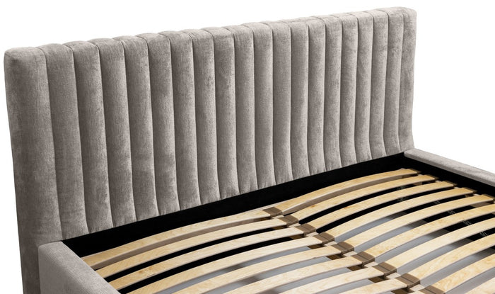 Trae Mobler Vegas 180 x 200 cm Gestoffeerd Bed Grijs