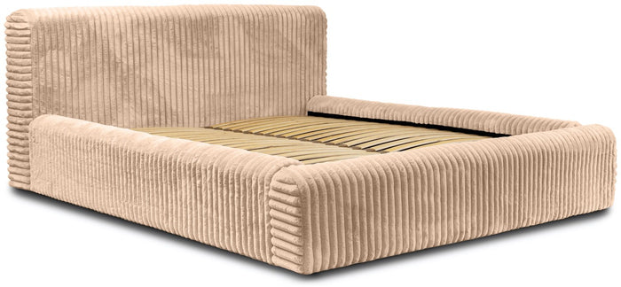 Trae Mobler Hana 160 x 200 cm Gestoffeerd Bed Beige
