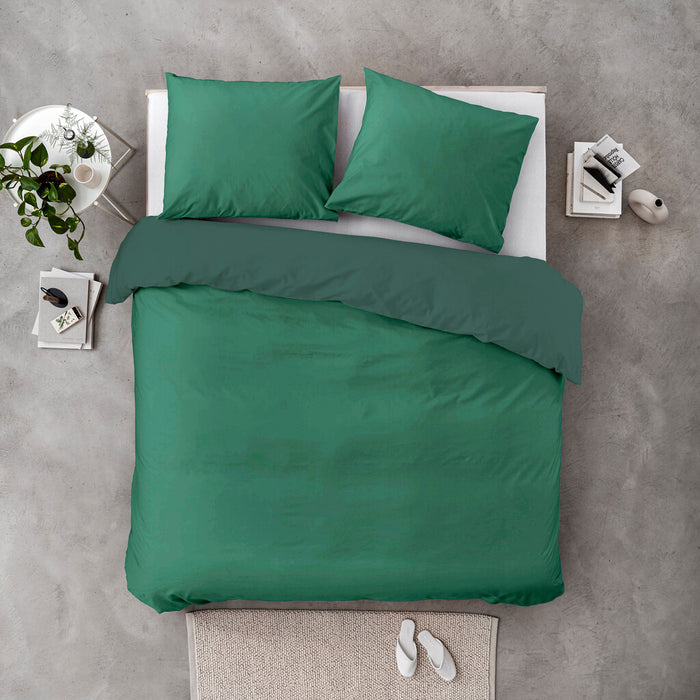 Byrklund - Dekbedovertrek Go Velvet - 240x220 - Groen