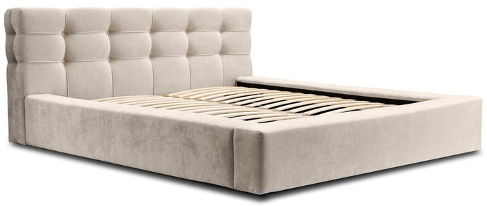 Trae Mobler Grace 140 x 200 cm Gestoffeerd Bed Beige