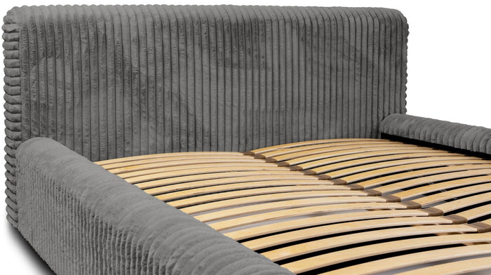 Trae Mobler Hana 160 x 200 cm Gestoffeerd Bed Grijs