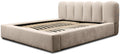 Trae Mobler Dallas 160 x 200 cm Gestoffeerd Bed Beige