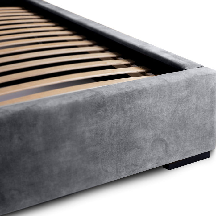 Trae Mobler Porto 180 x 200 cm Gestoffeerd Bed Asgrijs