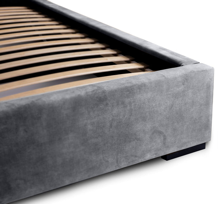 Trae Mobler Porto 180 x 200 cm Gestoffeerd Bed Asgrijs