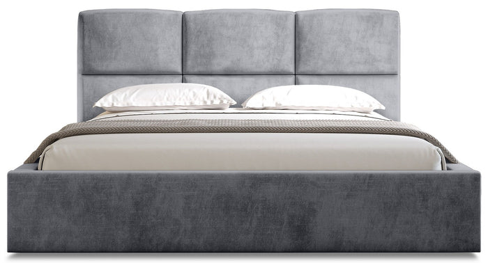 Trae Mobler Porto 180 x 200 cm Gestoffeerd Bed Asgrijs