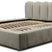 Trae Mobler Dallas 160 x 200 cm Gestoffeerd Bed Taupe
