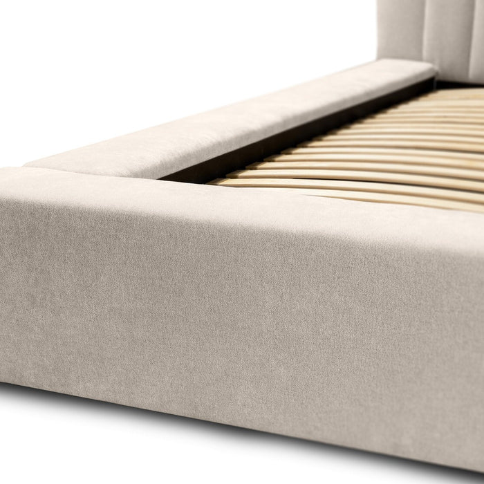 Trae Mobler Como 180 x 200 cm Gestoffeerd Bed Beige