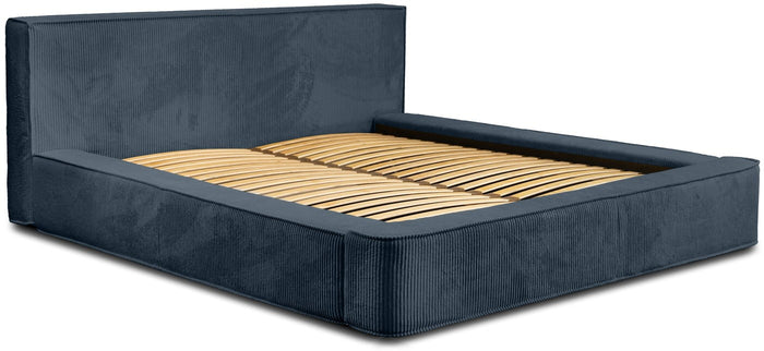 Trae Mobler Harmon 160x200 cm Gestoffeerd Bed Navy Blauw