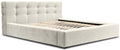 Trae Mobler Grace 180 x 200 cm Gestoffeerd Bed Lichtgrijs