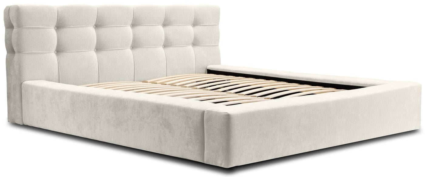 Trae Mobler Grace 180 x 200 cm Gestoffeerd Bed Lichtgrijs