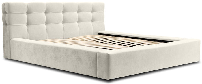 Trae Mobler Grace 180 x 200 cm Gestoffeerd Bed Lichtgrijs