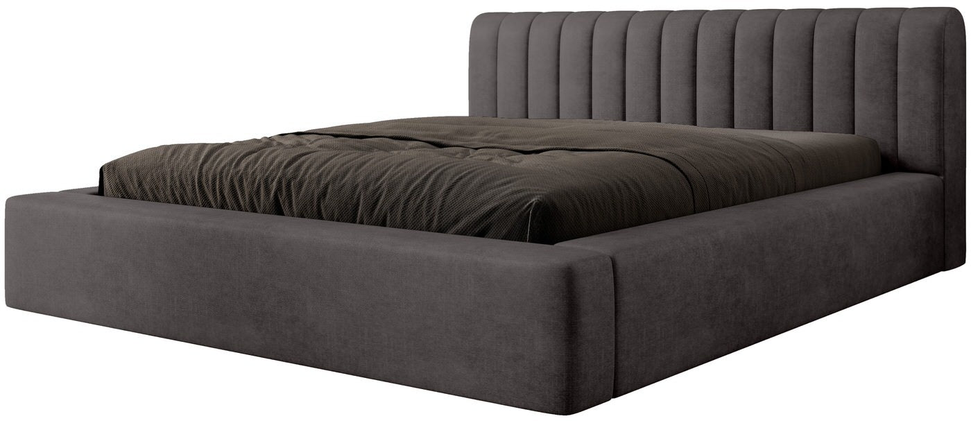 Trae Mobler Amira 160 x 200 cm Gestoffeerd Bed Antraciet