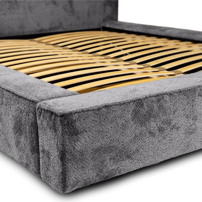 Trae Mobler Fatima 180 x 200 cm Gestoffeerd Bed Tingrijs