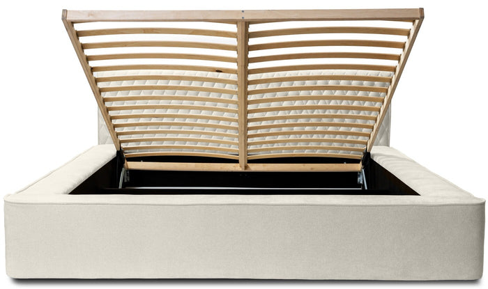 Trae Mobler Azurro 160 x 200 cm Gestoffeerd Bed Lichtgrijs