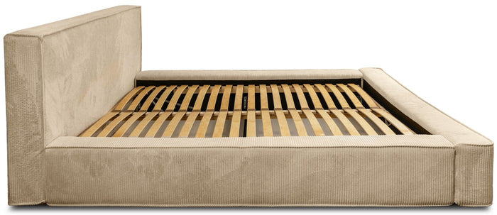 Trae Mobler Harmon 180 x 200 cm Gestoffeerd Bed Beige