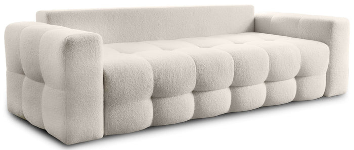 Trae Mobler Lussi 3-Zits Slaapbank Beige Bouclé