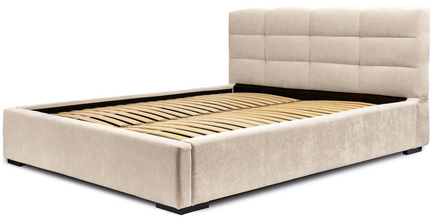 Trae Mobler Faro 160 x 200 cm Gestoffeerd Bed Beige