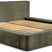 Trae Mobler Harmon 180x200 cm Gestoffeerd Bed Olijfgroen