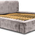 Trae Mobler Fatima 160 x 200 cm Gestoffeerd Bed Taupe