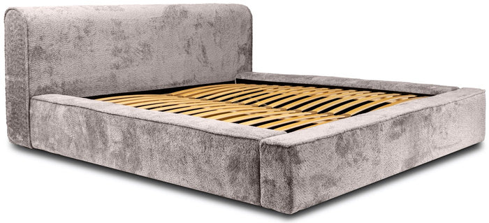 Trae Mobler Fatima 160 x 200 cm Gestoffeerd Bed Taupe