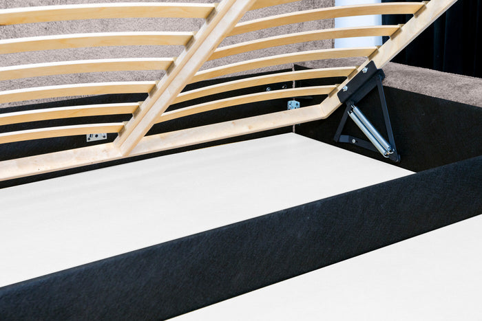 Trae Mobler Fatima 160 x 200 cm Gestoffeerd Bed Taupe