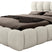 Trae Mobler Boston 140 x 200 cm Gestoffeerd Bed Beige