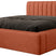 Trae Mobler Amira 160 x 200 cm Gestoffeerd Bed Baksteenrood