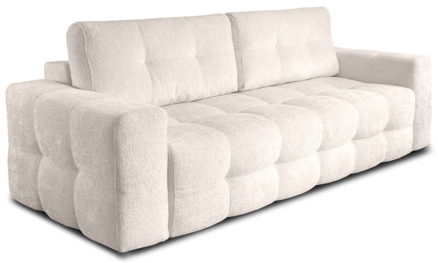 Trae Mobler Lussi 3-Zits Slaapbank Creme