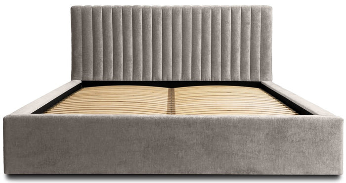 Trae Mobler Vegas 160 x 200 cm Gestoffeerd Bed Grijs