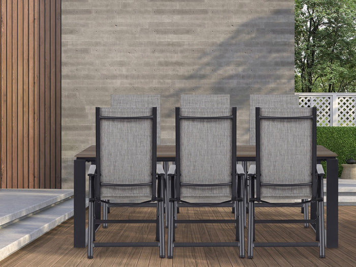 Lisomme Joris tuintafel bruin - 210 x 100 cm