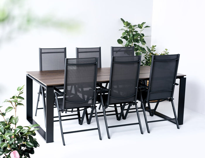 Lisomme Joris tuintafel bruin - 210 x 100 cm