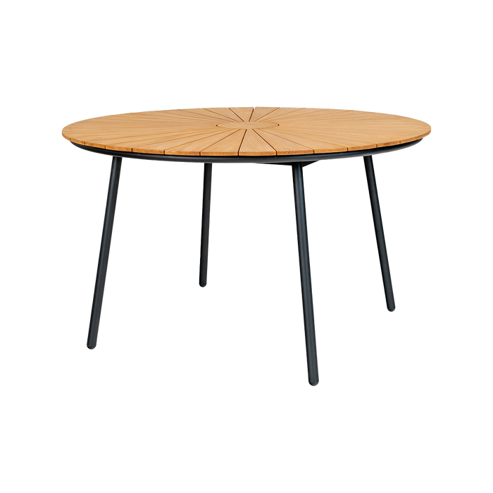 Artichok Matteo Metalen Tuintafel Bruin - Teakhouten Blad