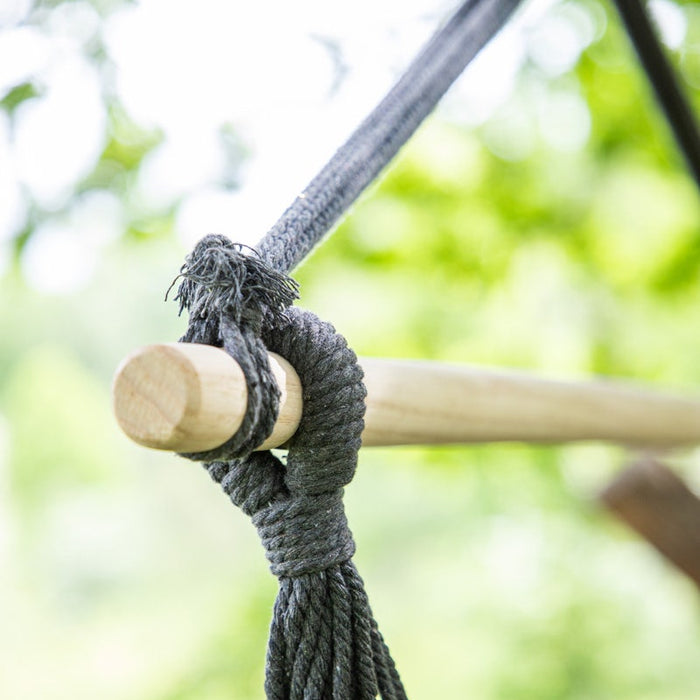 Nest outdoor Colin katoenen tuin hangstoel donkergrijs