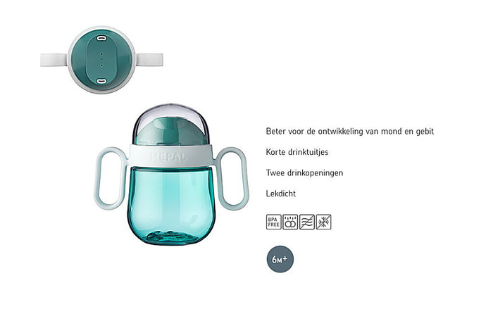 Antilekbeker Mepal Mio 2.0 - Little Dutch - Flowers & Butterflies