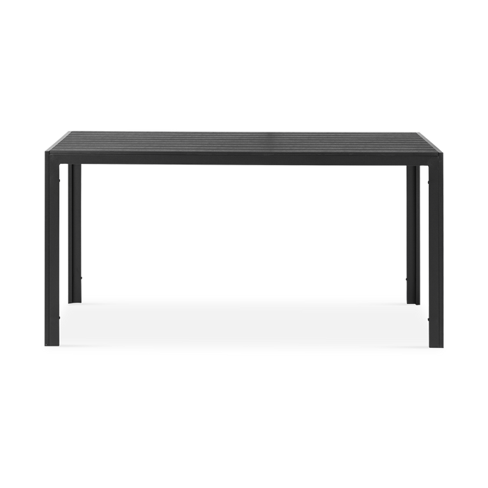 Lisomme Stan tuintafel zwart - 150 x 90 cm