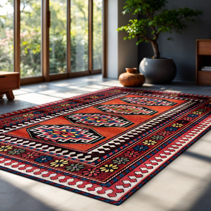 Louis de Poortere Antalia Vloerkleed 240 x 340 cm - Red Mix