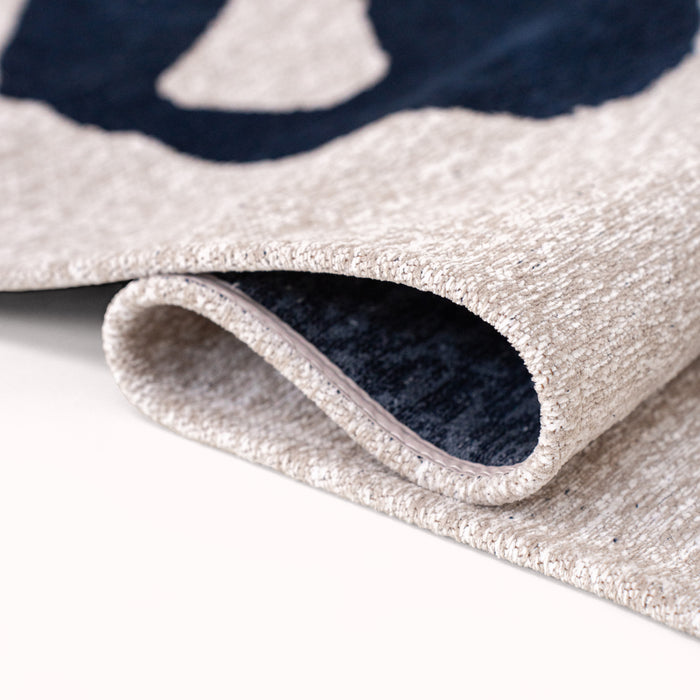 Louis de Poortere Ribbon Vloerkleed 80 x 150 cm - Sea Ink