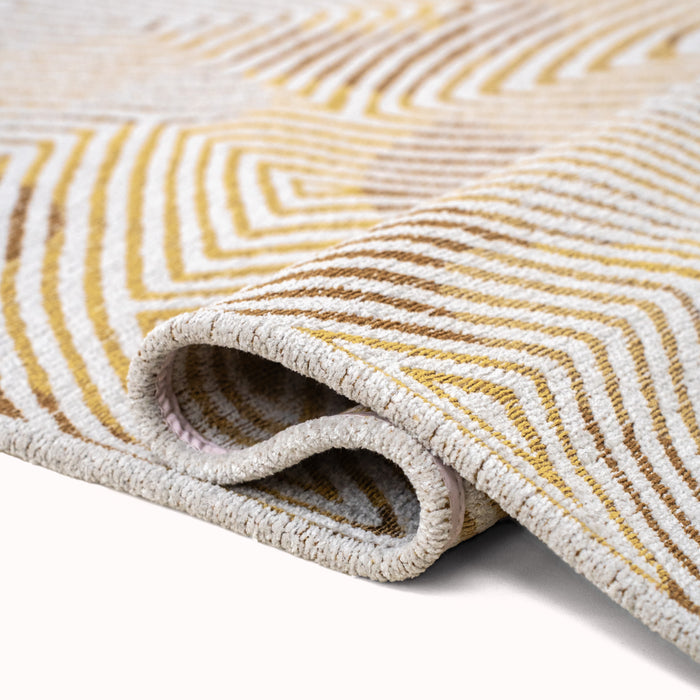 Louis de Poortere Coral Meditation Vloerkleed 280 x 390 cm - Yellow Hippy