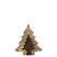 J-Line decoratie Kerstboom Puzzel - hout - bruin|naturel - small